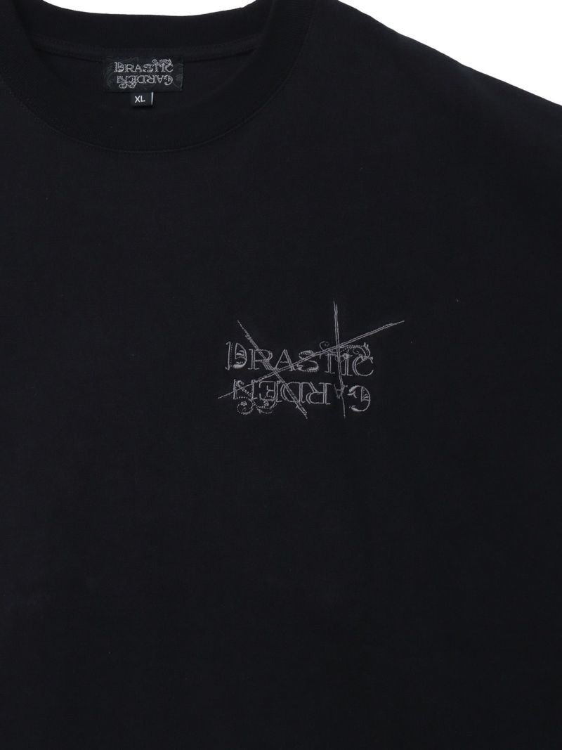 【DRASTIC GARDEN】“フェザーダリア”総刺繍Tシャツ