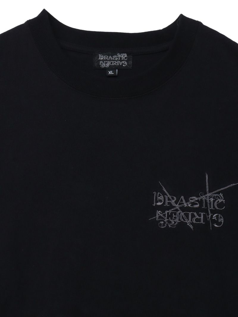 【DRASTIC GARDEN】“フェザーダリア”総刺繍Tシャツ