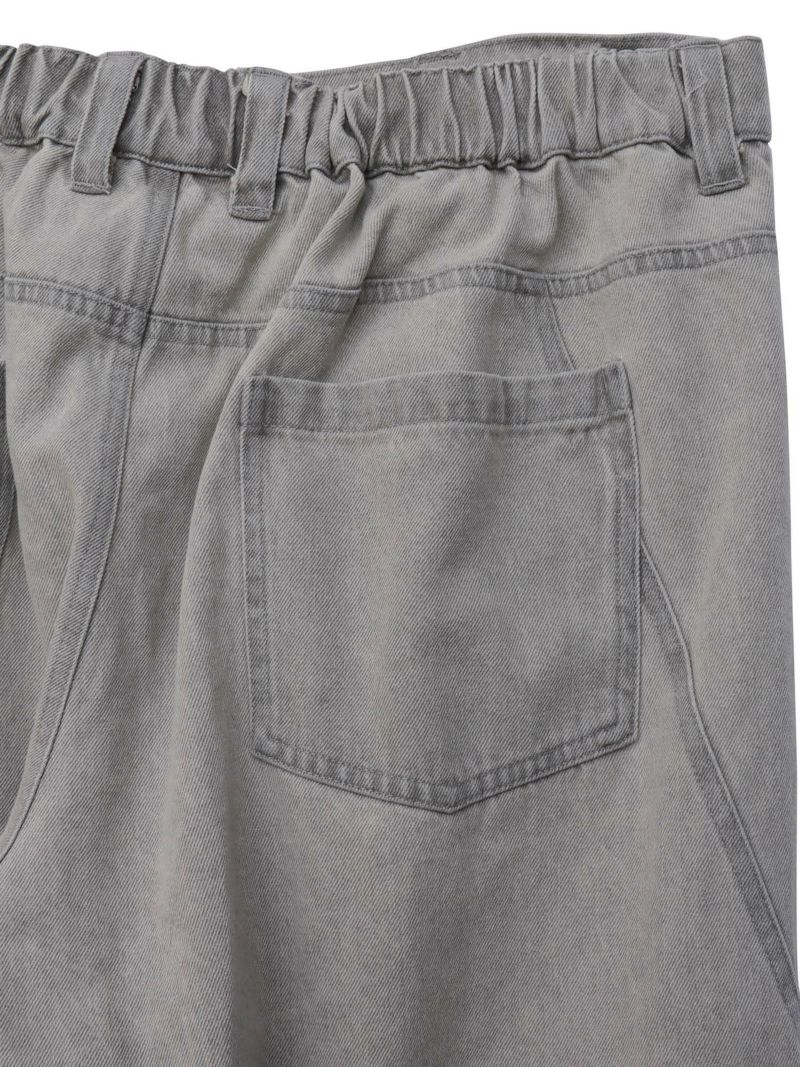 【DRASTIC GARDEN】“フェザーダリア”総刺繍デニムバギーパンツ