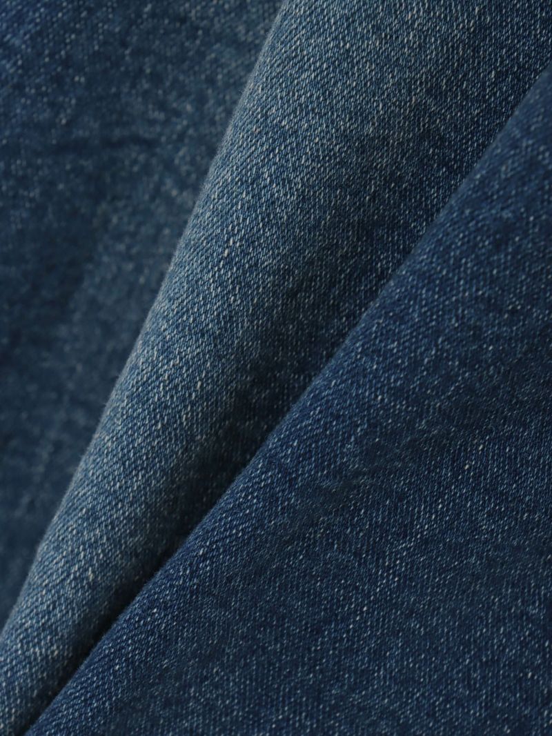 【BETTY BOOP】“黒猫&白猫ベイビーベティ”総刺繍ストレッチデニム切替ロングスカート〔別注〕