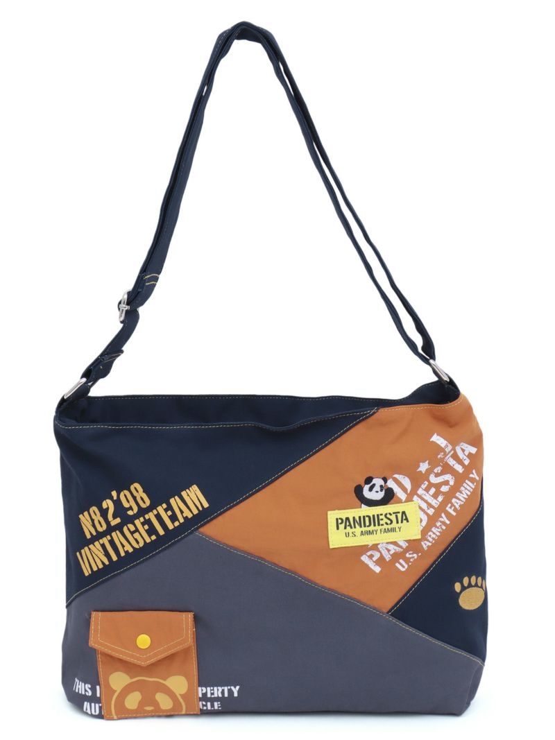 【PANDIESTA JAPAN】ミリタリー切り替えショルダーバッグ