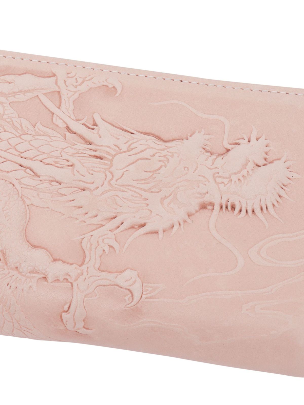 【絡繰魂・粋】“龍神”エンボス加工レザーロングウォレット