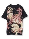 【和風景】双龍刺繍入りプリントTシャツ