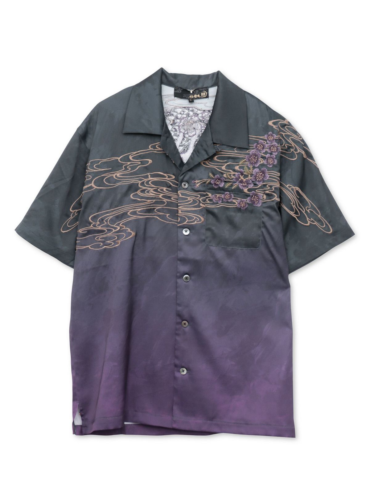 【絡繰魂・粋】“桜龍降臨”総刺繍アロハシャツ