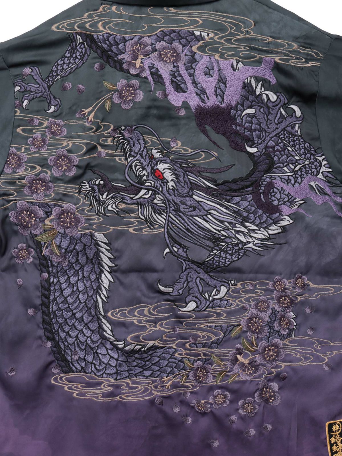 【絡繰魂・粋】“桜龍降臨”総刺繍アロハシャツ