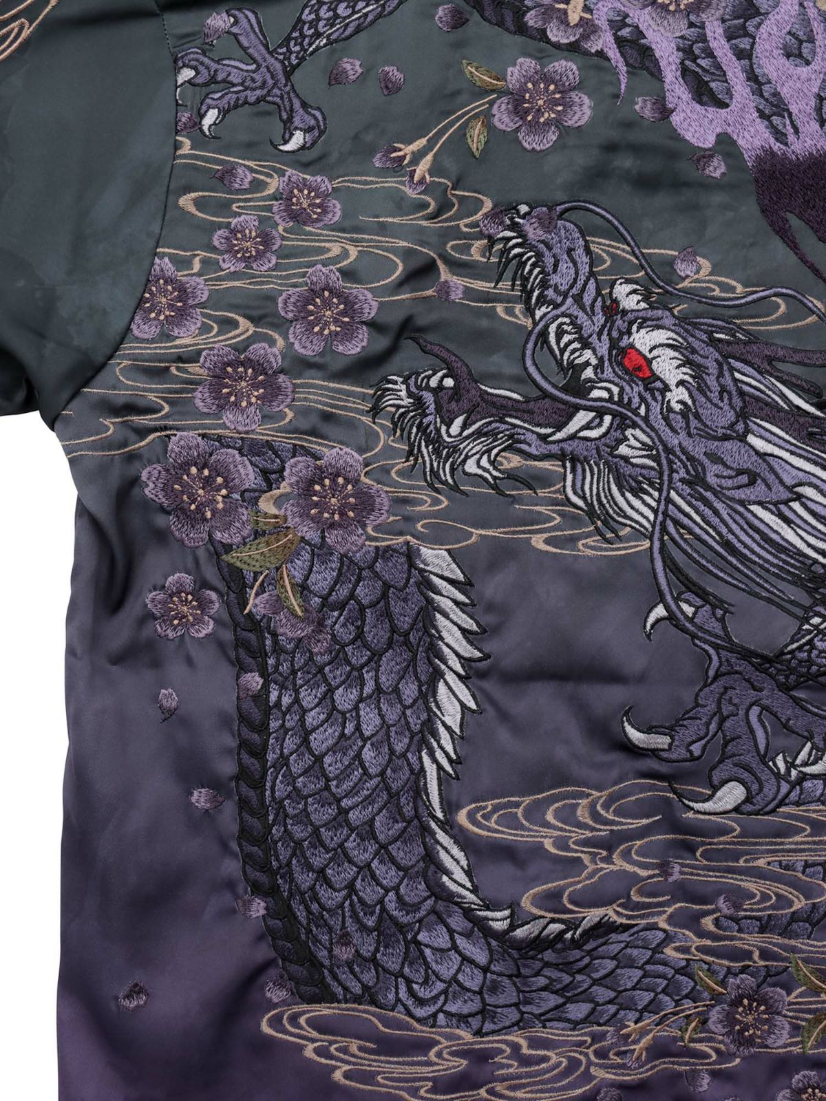 【絡繰魂・粋】“桜龍降臨”総刺繍アロハシャツ