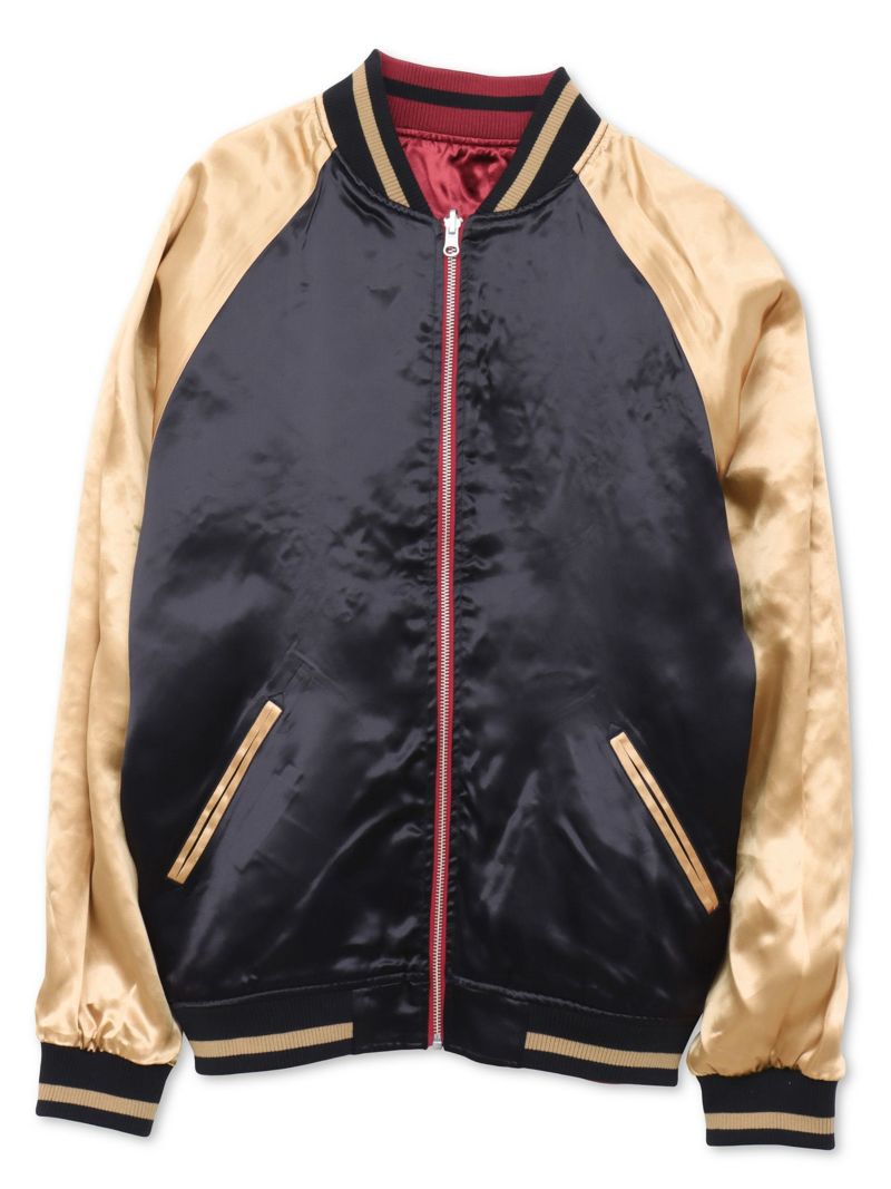 【絡繰魂・粋】“月光双龍”総刺繍リバーシブルスカジャン