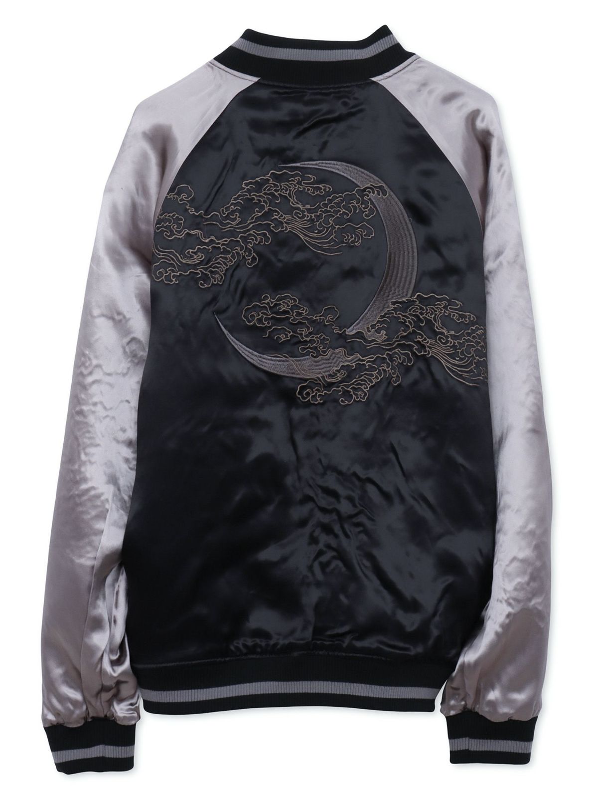 【絡繰魂・粋】“月光双龍”総刺繍リバーシブルスカジャン