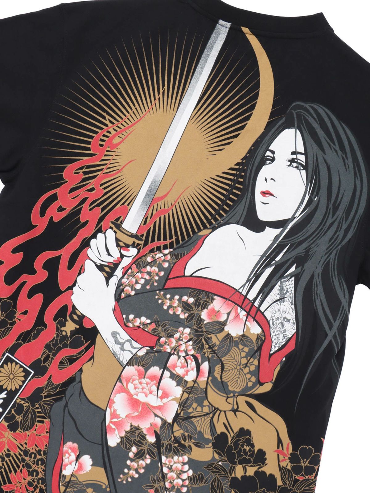 【抜刀娘】“妃那 闇討ち”プリントTシャツ