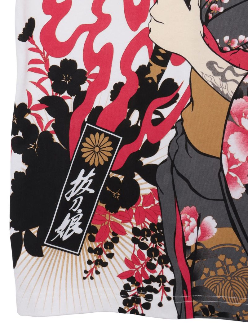 【抜刀娘】“妃那 闇討ち”プリントTシャツ