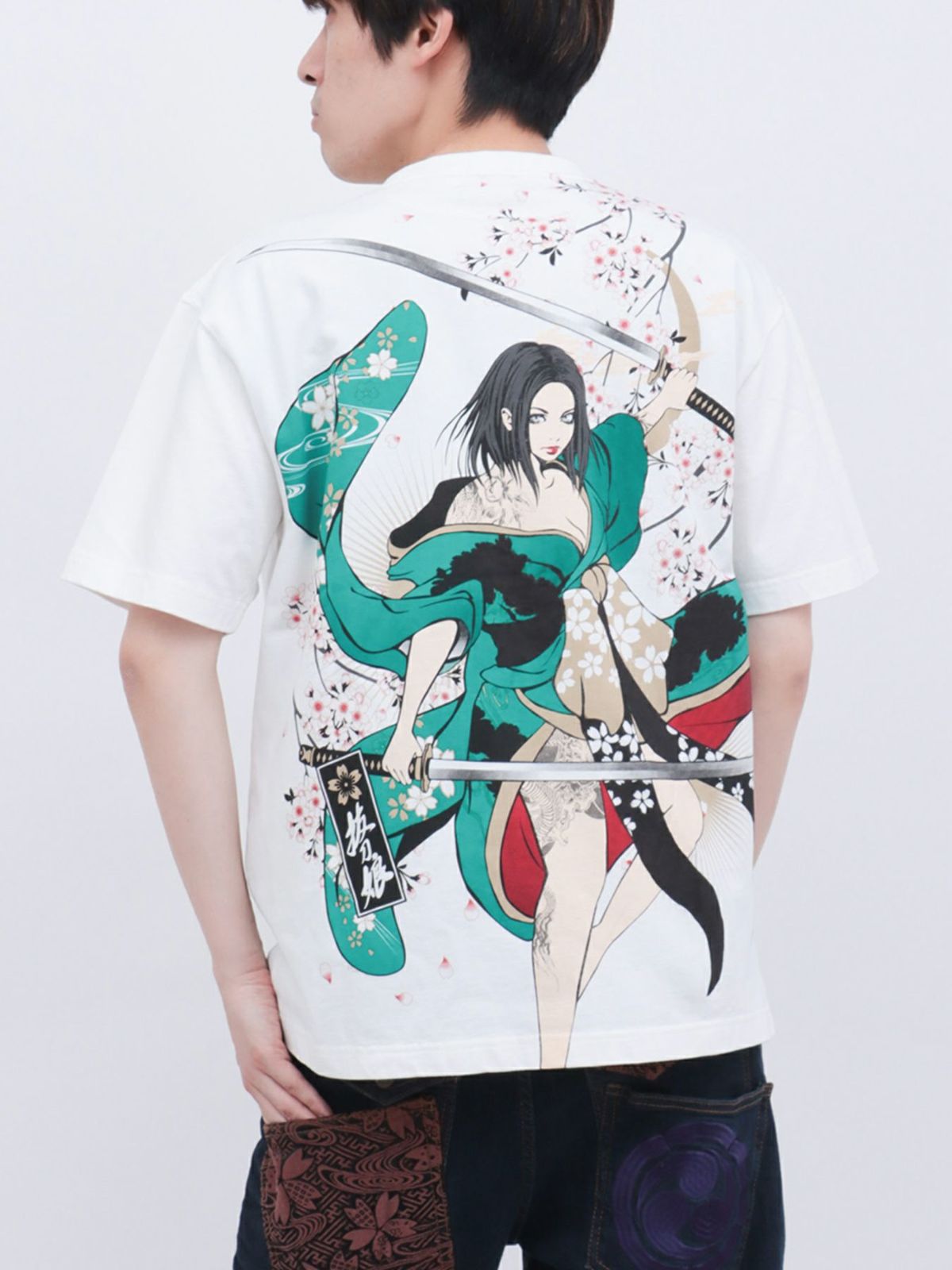 【抜刀娘】“凛 暴威 ”プリントTシャツ