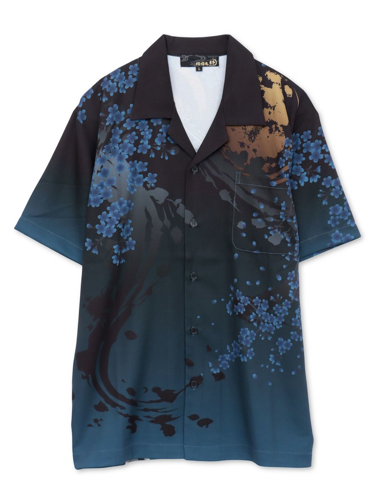 【絡繰魂・粋】“雲龍／座頭鯨”極彩アロハシャツ