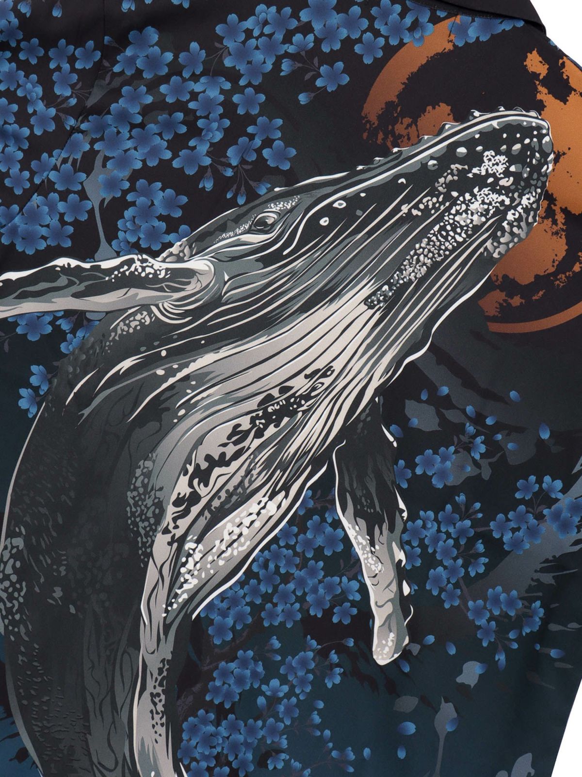 【絡繰魂・粋】“雲龍／座頭鯨”極彩アロハシャツ