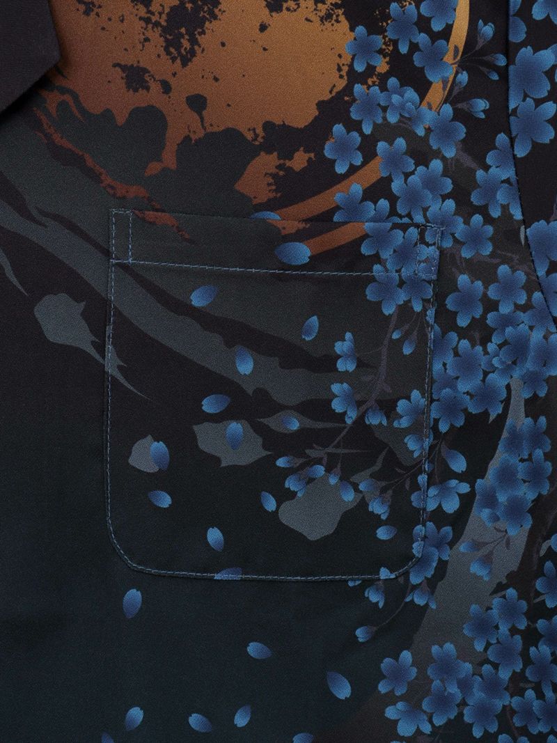 【絡繰魂・粋】“雲龍／座頭鯨”極彩アロハシャツ