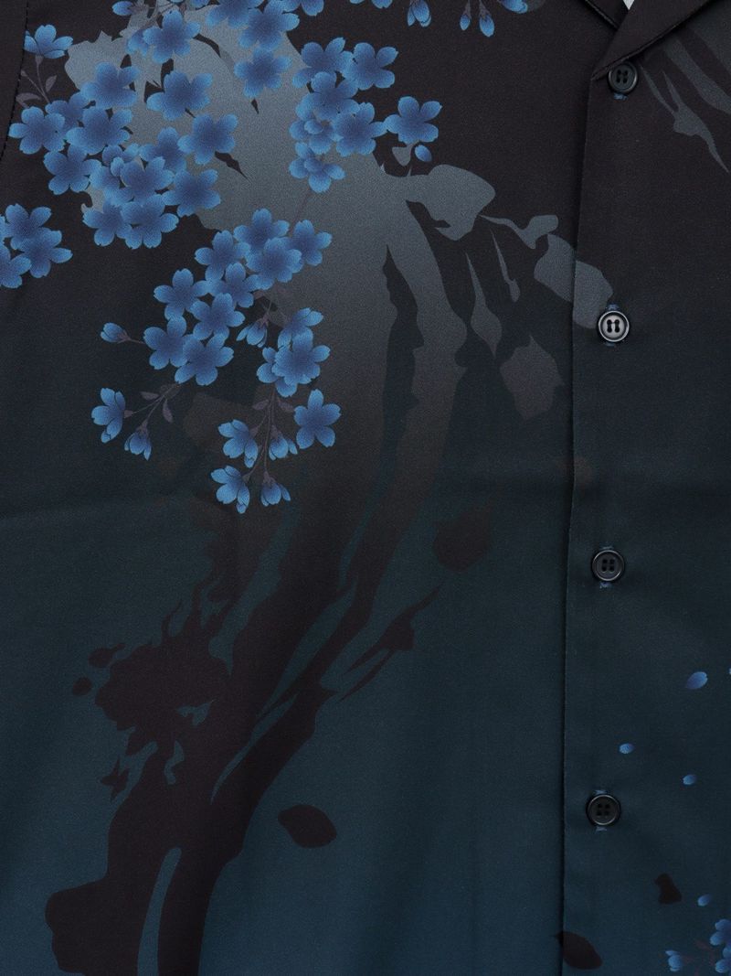 【絡繰魂・粋】“雲龍／座頭鯨”極彩アロハシャツ