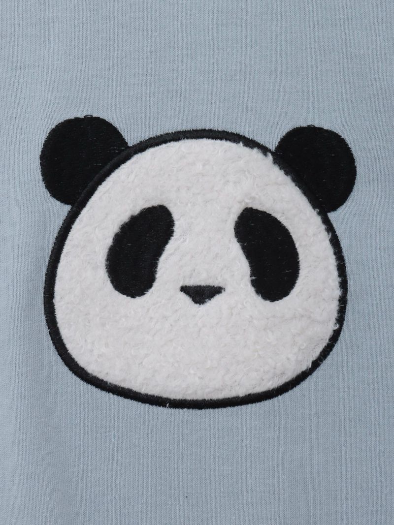 【PANDIESTA JAPAN】“夏のリアル天使の羽根付きパンダさん”BIGシルエット半袖ZIPパーカー