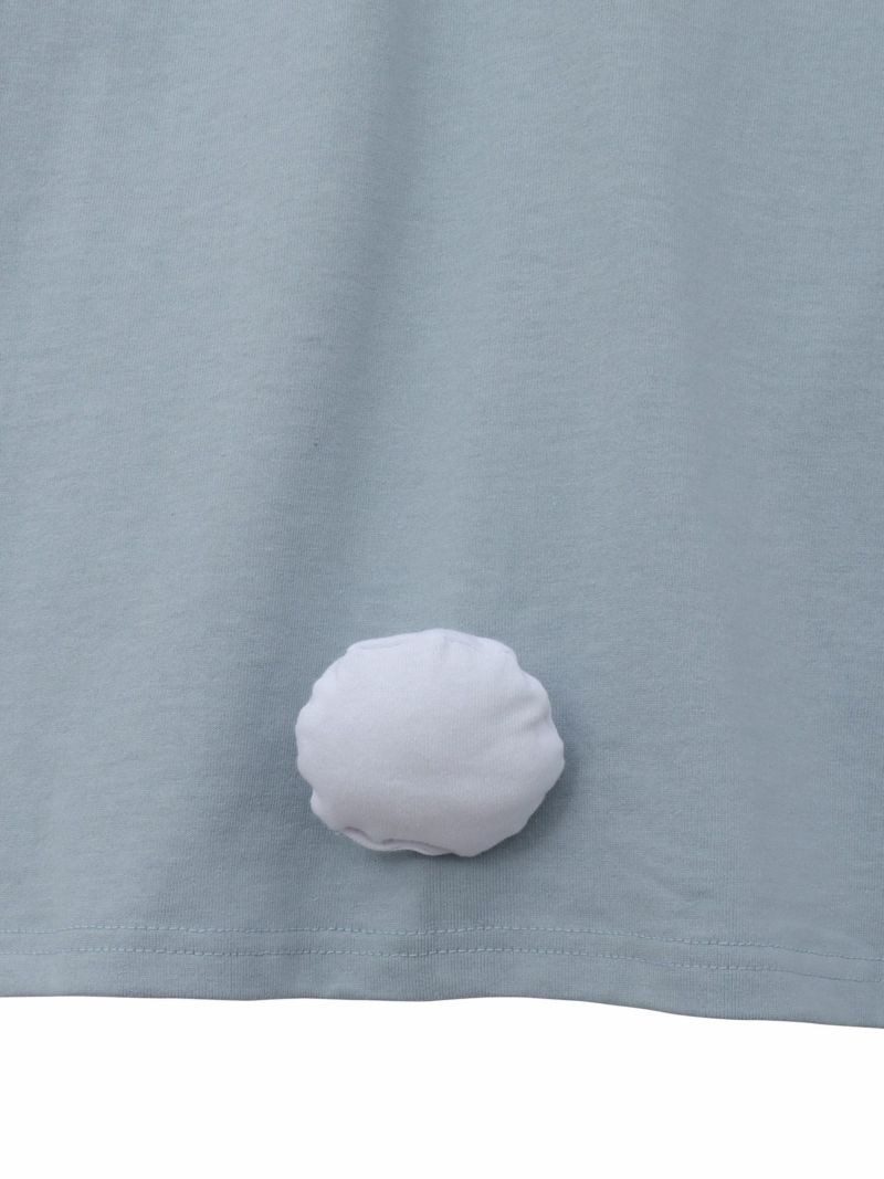 【PANDIESTA JAPAN】“夏のリアル天使の羽根付きパンダさん”BIGシルエット半袖ZIPパーカー