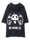【PANDIESTA JAPAN】“中華屋パンダさん”BIGシルエット半袖ZIPパーカー