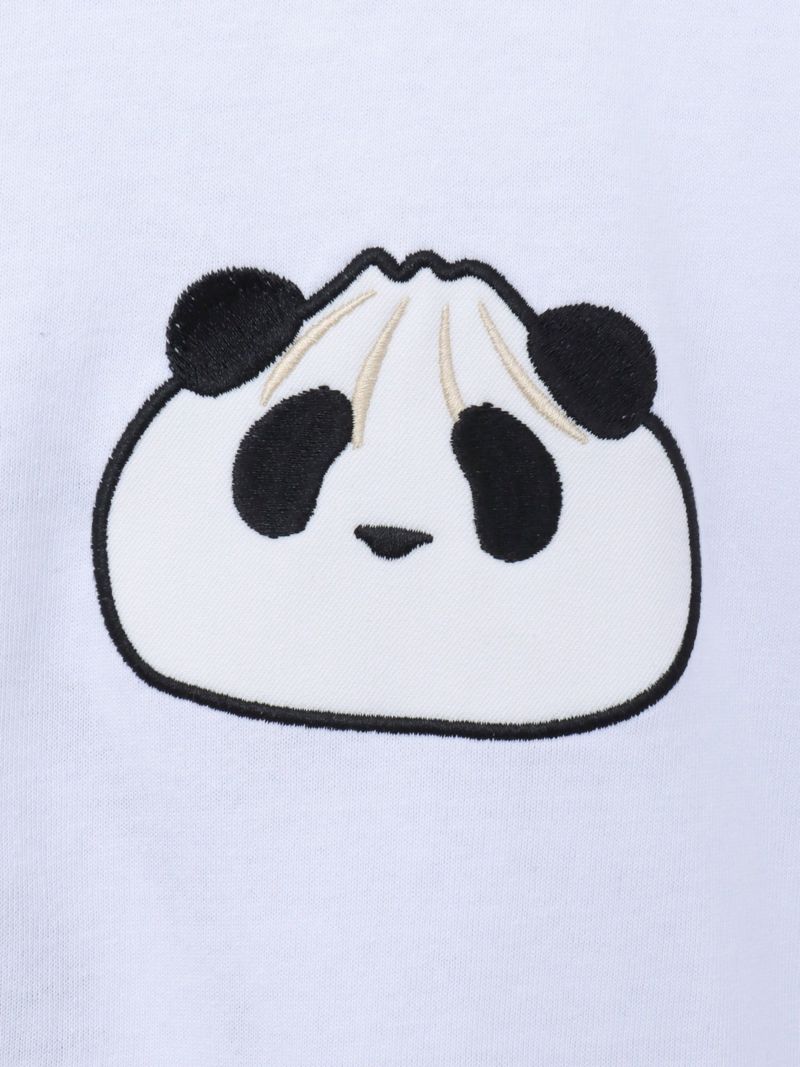 【PANDIESTA JAPAN】“中華屋パンダさん”BIGシルエット半袖ZIPパーカー