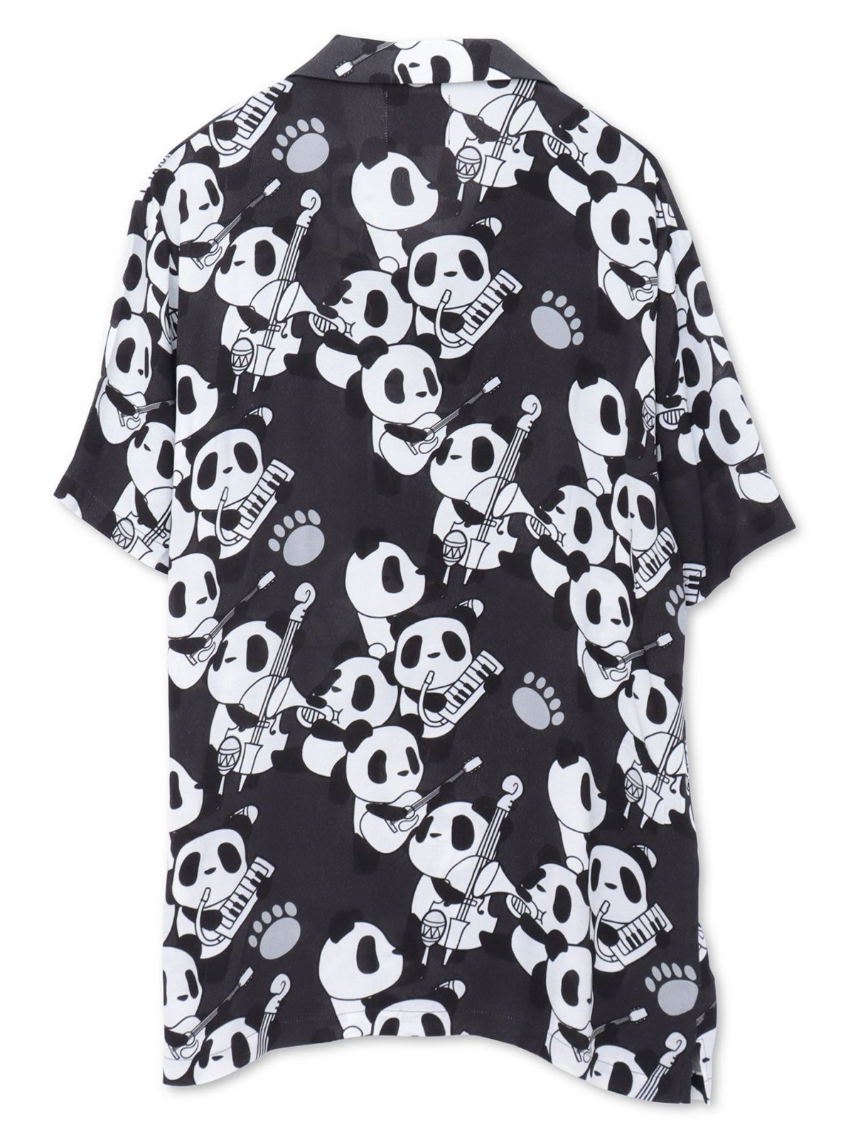 【PANDIESTA JAPAN】“くまねこ楽団”レーヨンアロハシャツ