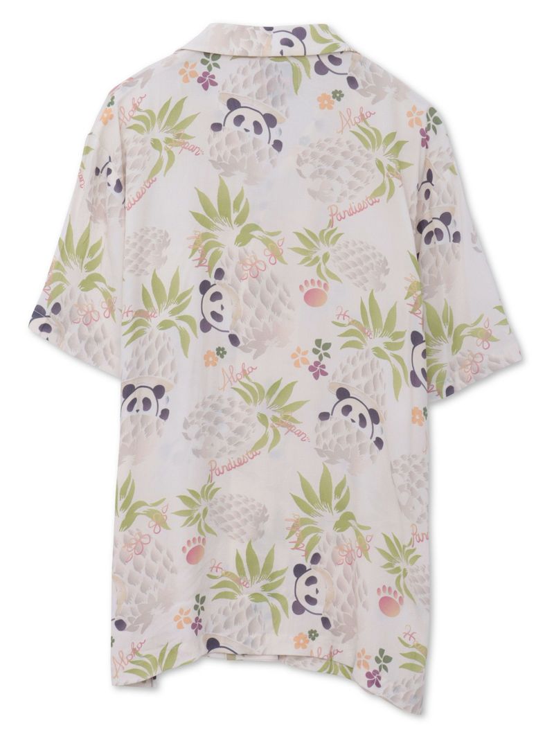 【PANDIESTA JAPAN】“パイナップルパンダ”レーヨンアロハシャツ