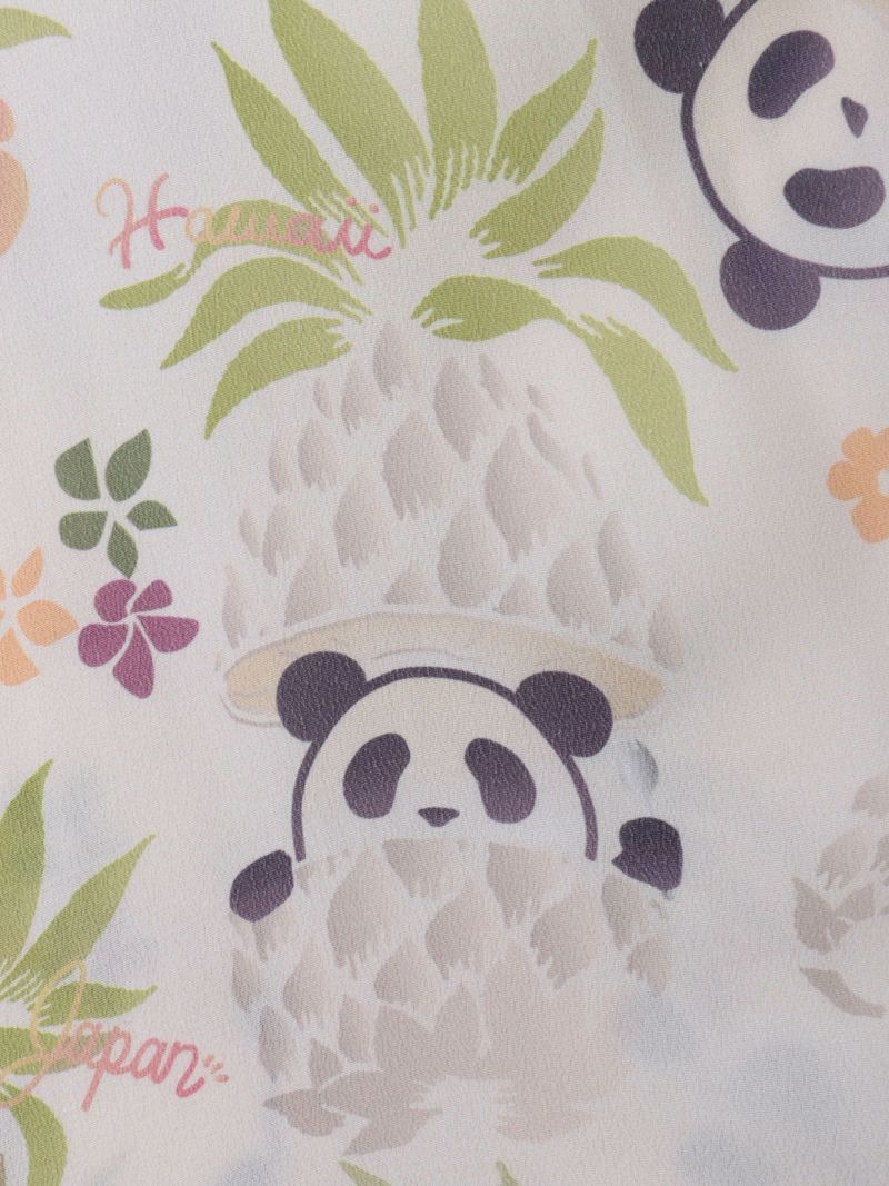 【PANDIESTA JAPAN】“パイナップルパンダ”レーヨンアロハシャツ