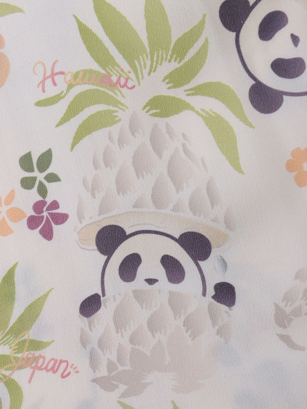 【PANDIESTA JAPAN】“パイナップルパンダ”レーヨンアロハシャツ