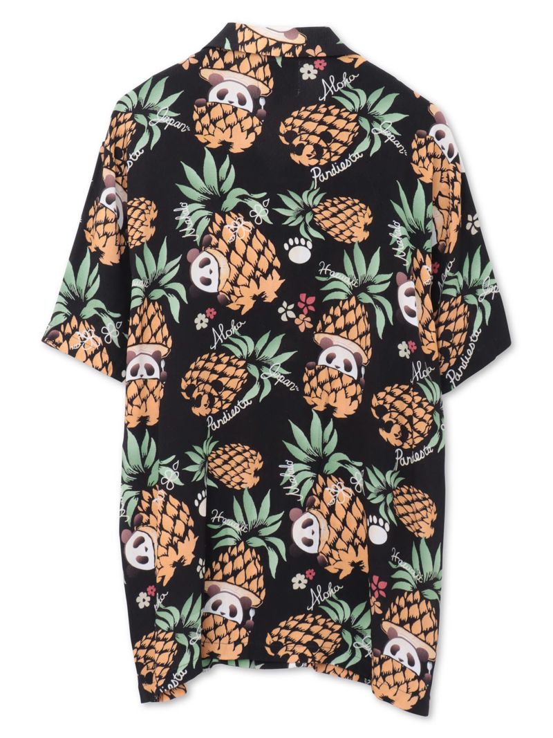 【PANDIESTA JAPAN】“パイナップルパンダ”レーヨンアロハシャツ