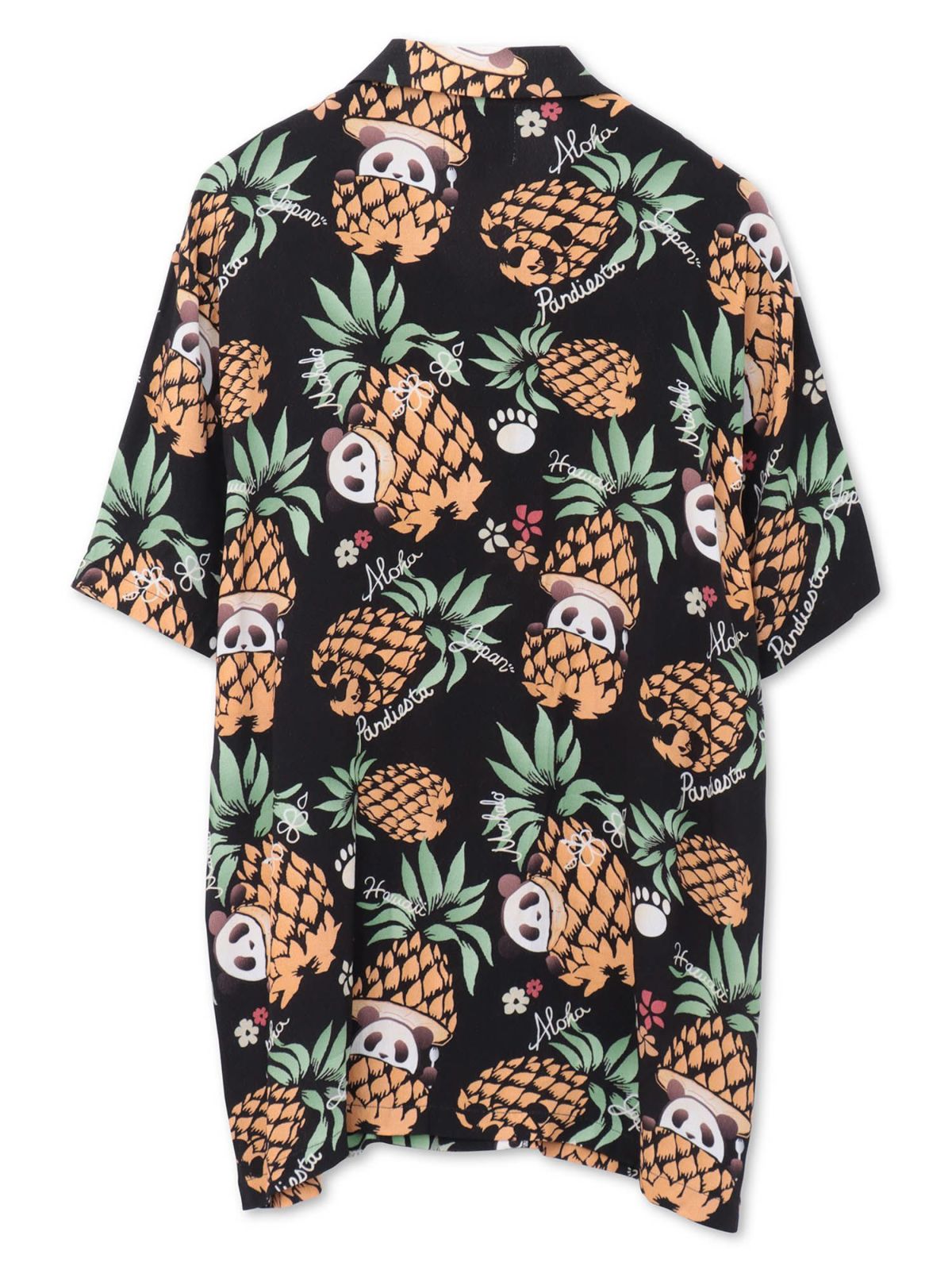 【PANDIESTA JAPAN】“パイナップルパンダ”レーヨンアロハシャツ