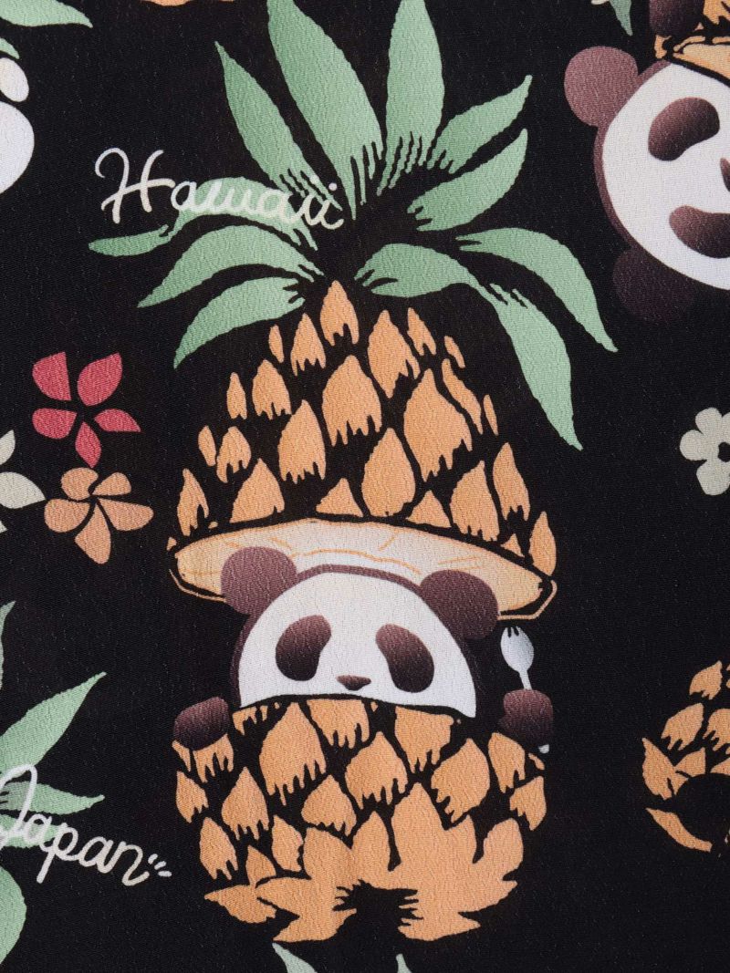 【PANDIESTA JAPAN】“パイナップルパンダ”レーヨンアロハシャツ