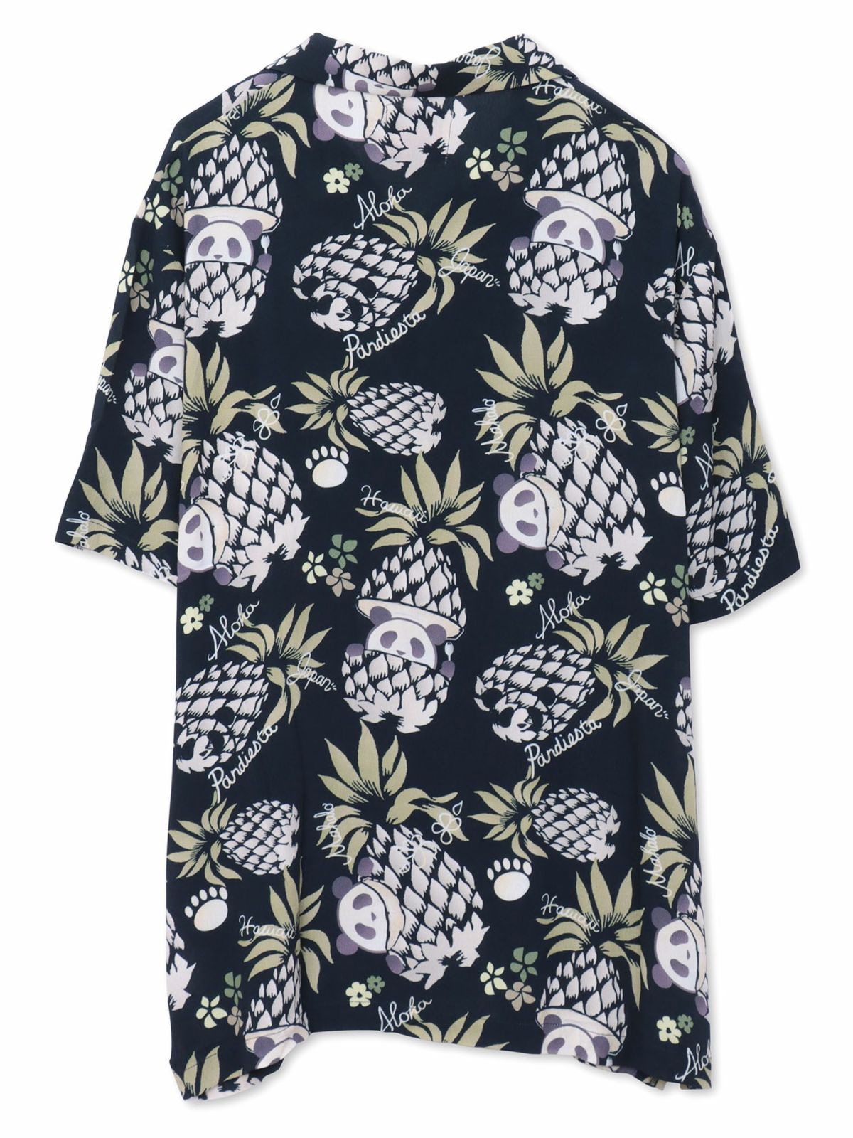 【PANDIESTA JAPAN】“パイナップルパンダ”レーヨンアロハシャツ