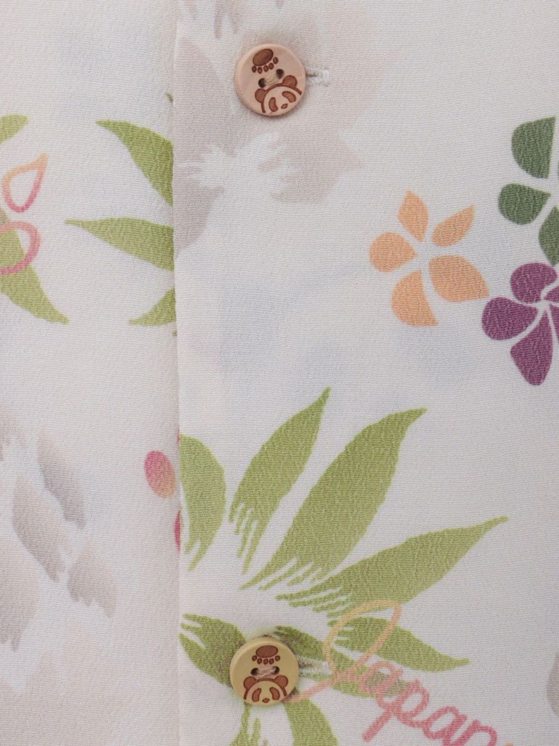 【PANDIESTA JAPAN】“パイナップルパンダ”レーヨンアロハシャツ