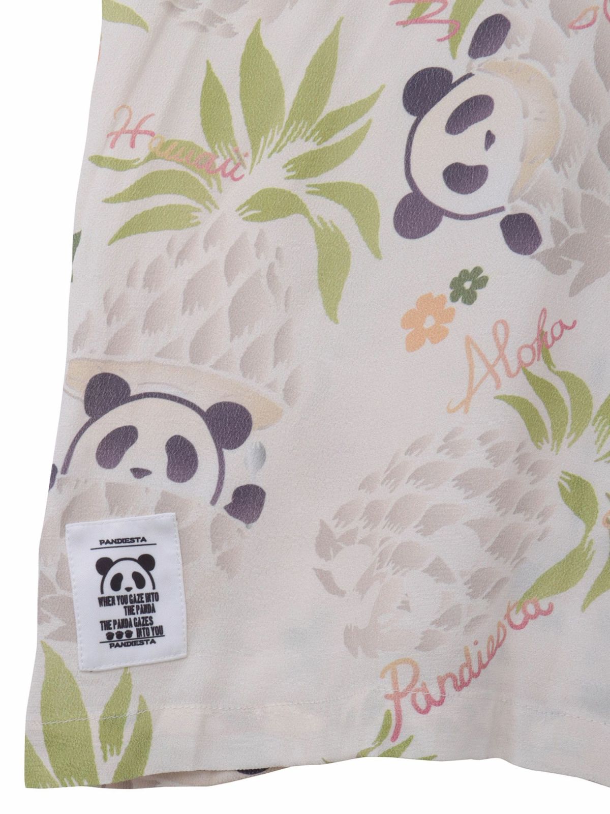 【PANDIESTA JAPAN】“パイナップルパンダ”レーヨンアロハシャツ