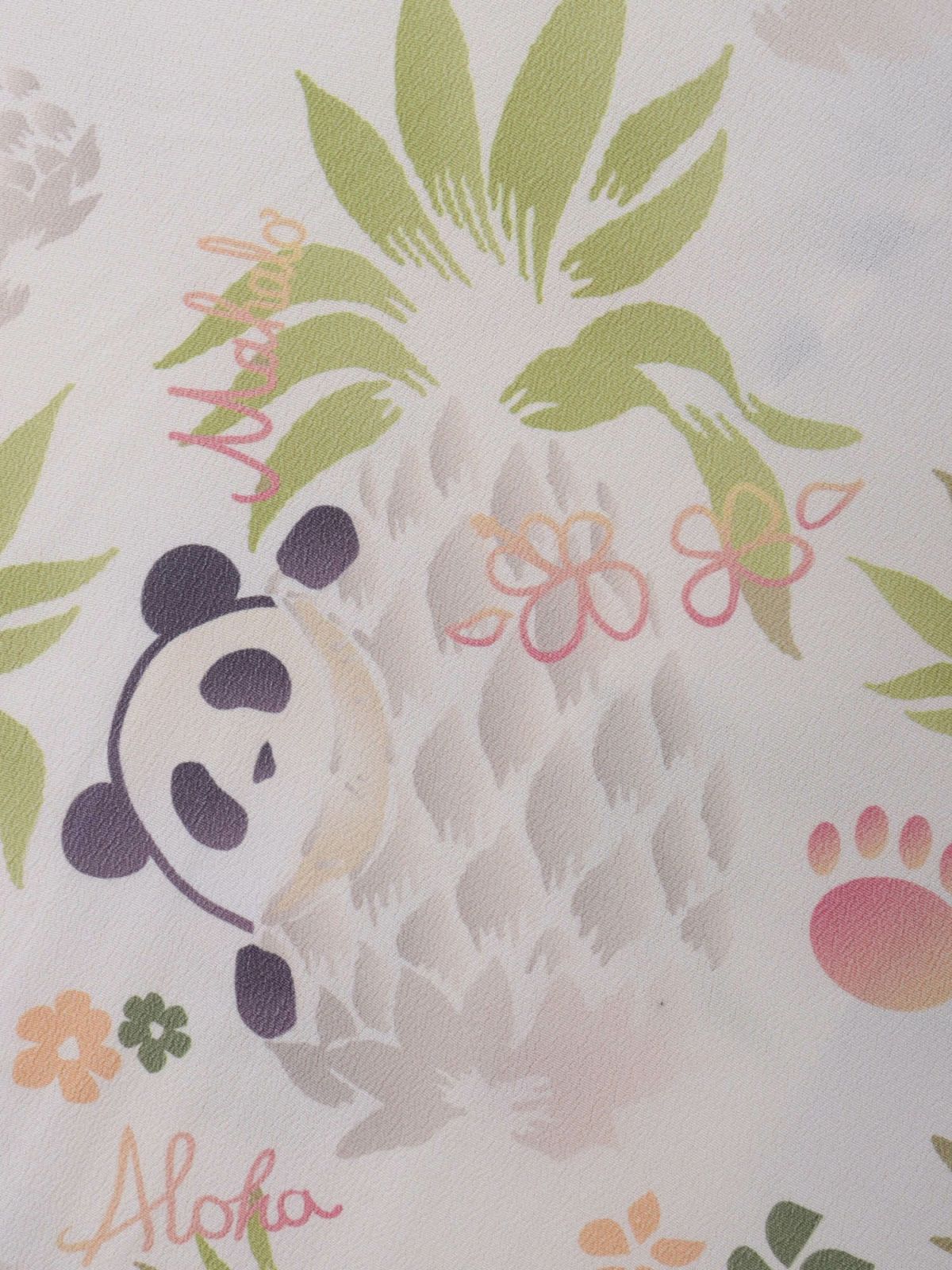 【PANDIESTA JAPAN】“パイナップルパンダ”レーヨンアロハシャツ