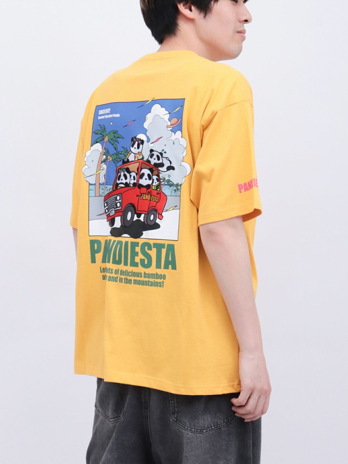 【PANDIESTA JAPAN】“80'sサマーバケーション”刺繍入りTシャツ