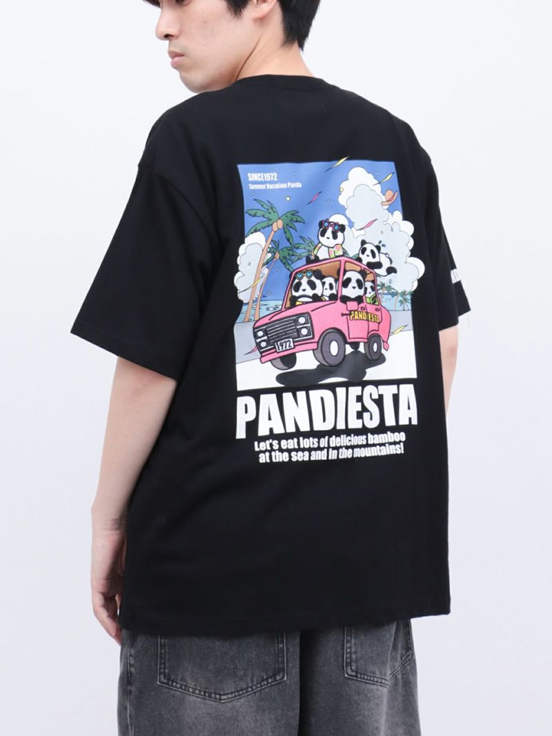 【PANDIESTA JAPAN】“80'sサマーバケーション”刺繍入りTシャツ