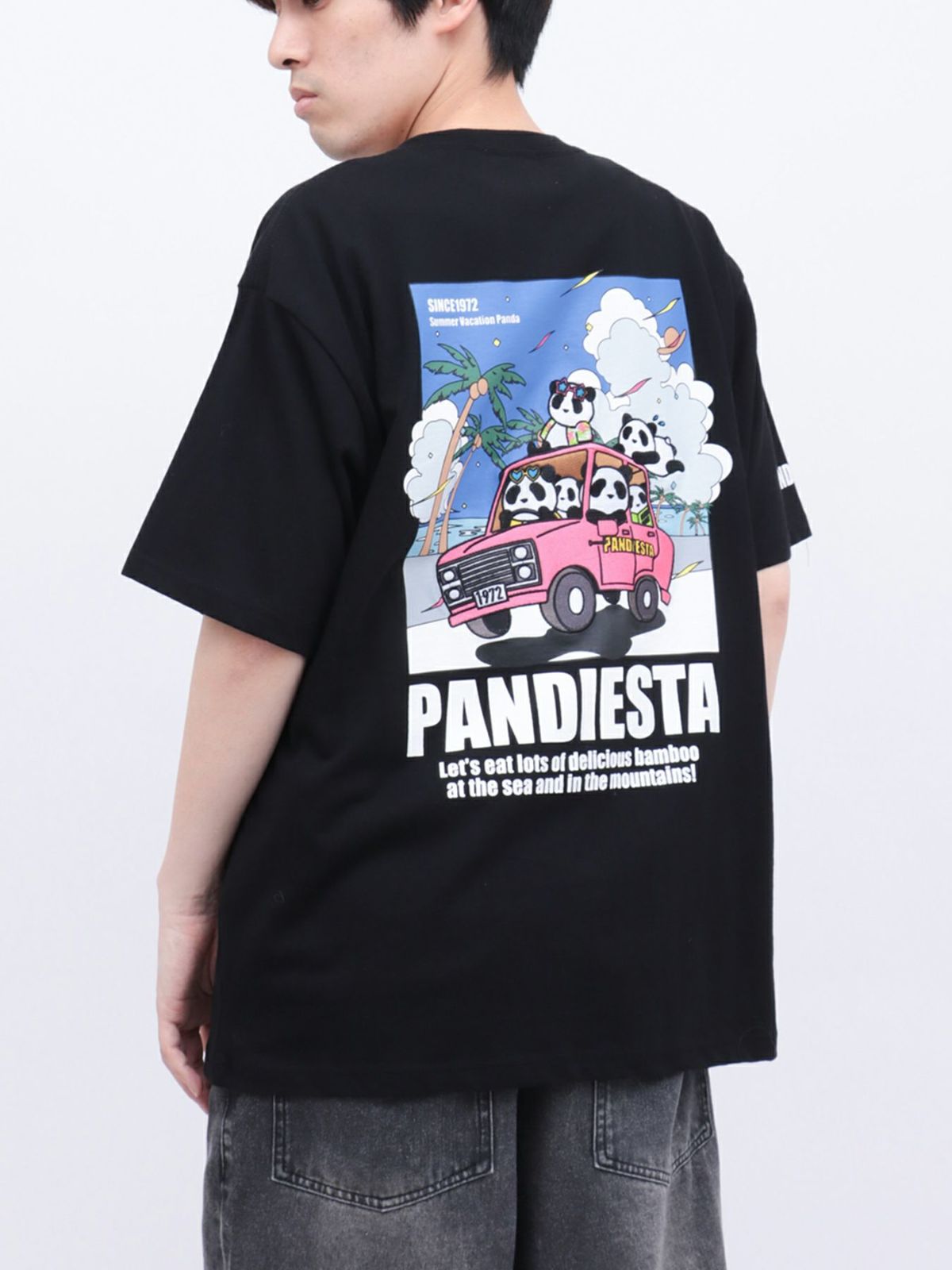 【PANDIESTA JAPAN】“80'sサマーバケーション”刺繍入りTシャツ