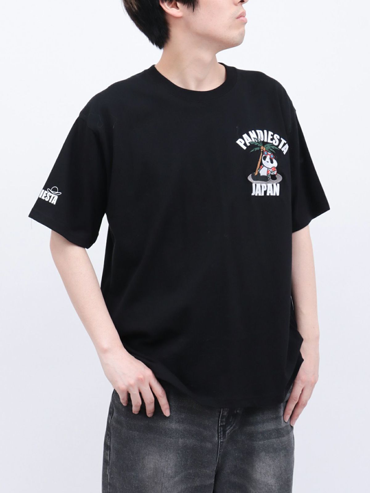 【PANDIESTA JAPAN】“80'sサマーバケーション”刺繍入りTシャツ