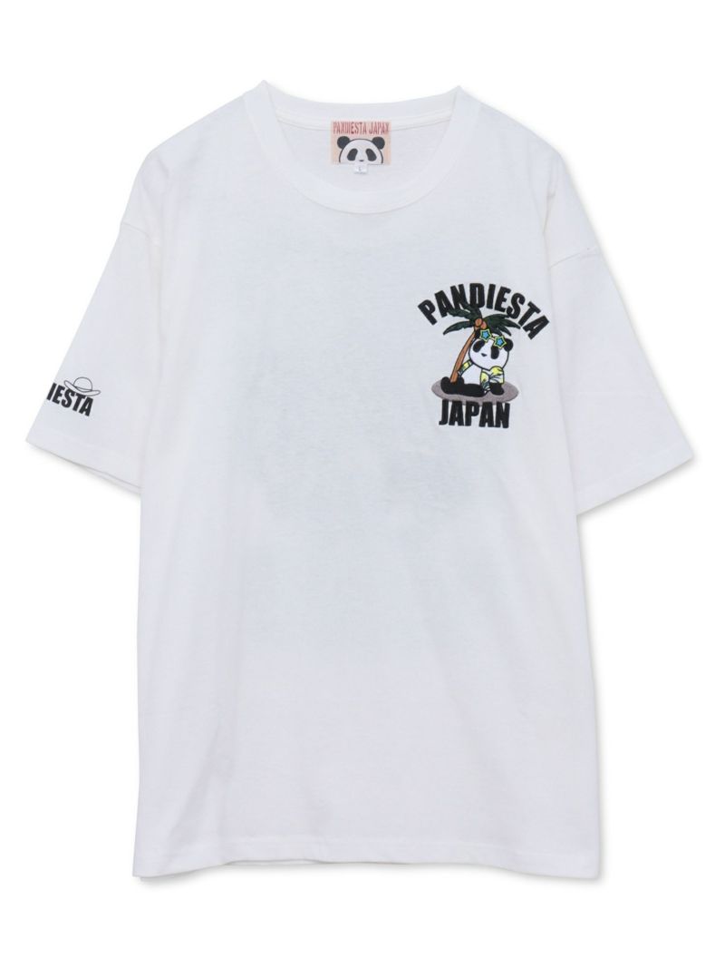 【PANDIESTA JAPAN】“80'sサマーバケーション”刺繍入りTシャツ