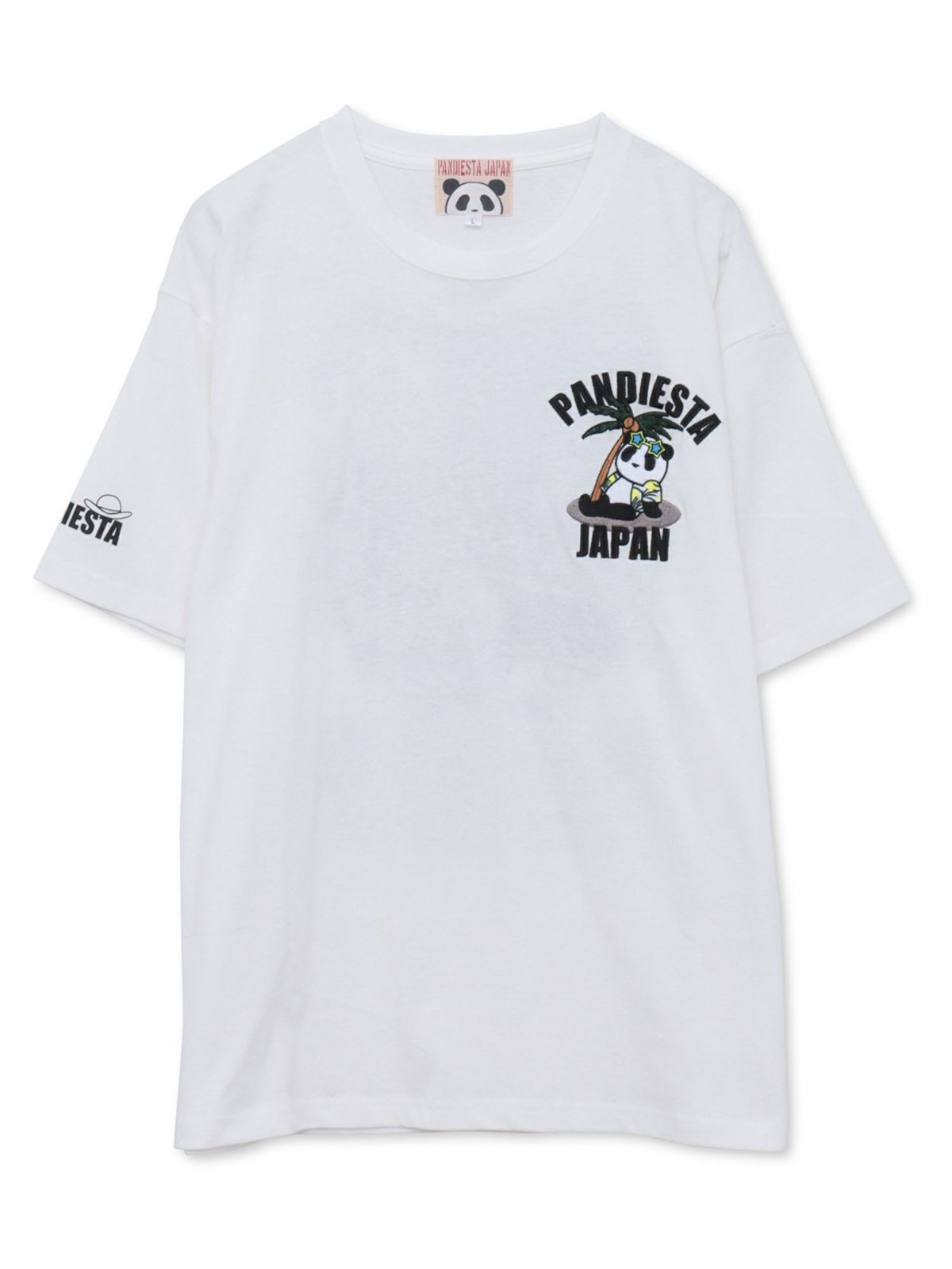 【PANDIESTA JAPAN】“80'sサマーバケーション”刺繍入りTシャツ