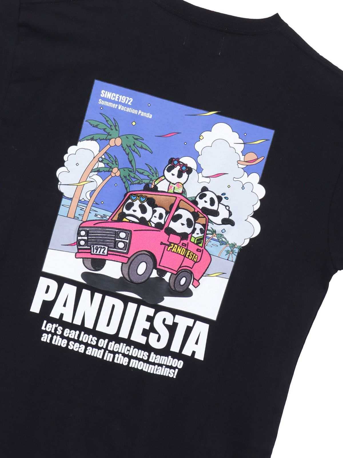 【PANDIESTA JAPAN】“80'sサマーバケーション”刺繍入りTシャツ