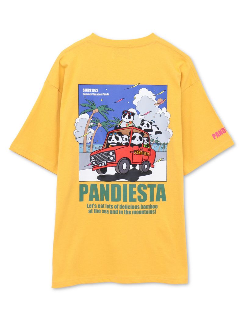 【PANDIESTA JAPAN】“80'sサマーバケーション”刺繍入りTシャツ