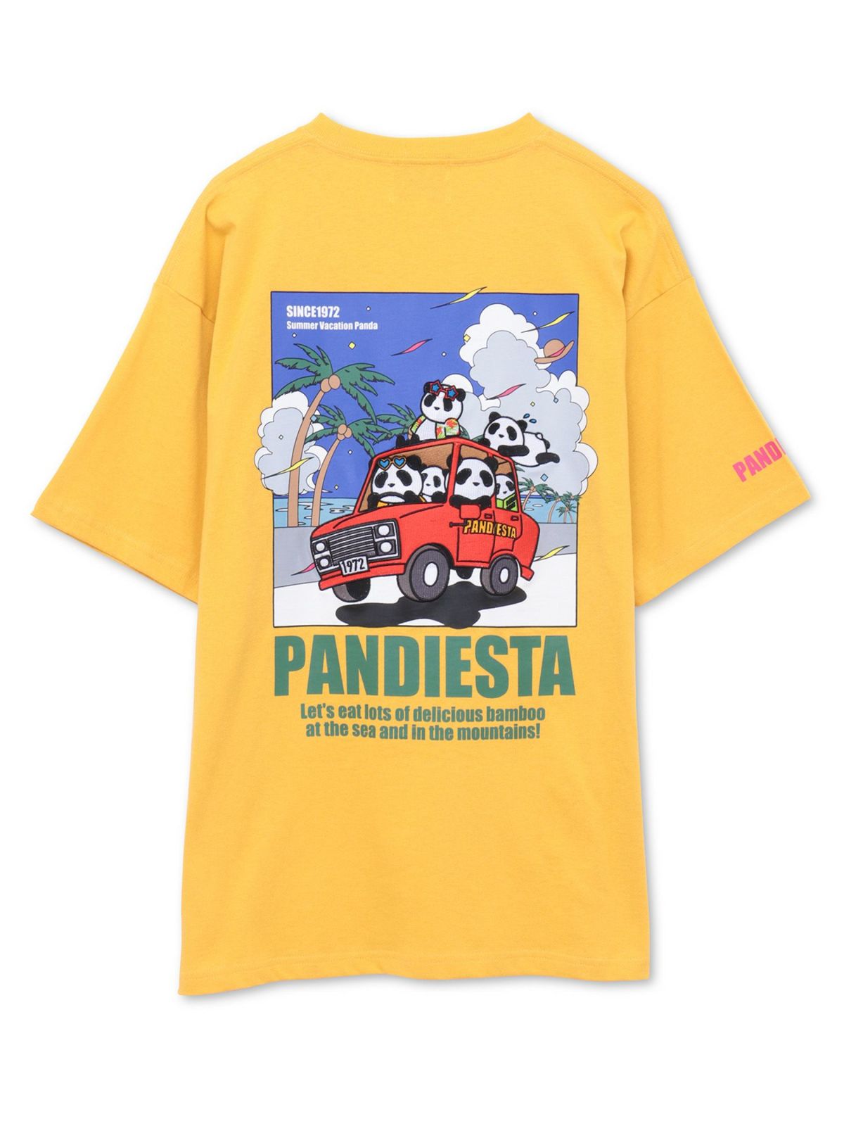 【PANDIESTA JAPAN】“80'sサマーバケーション”刺繍入りTシャツ