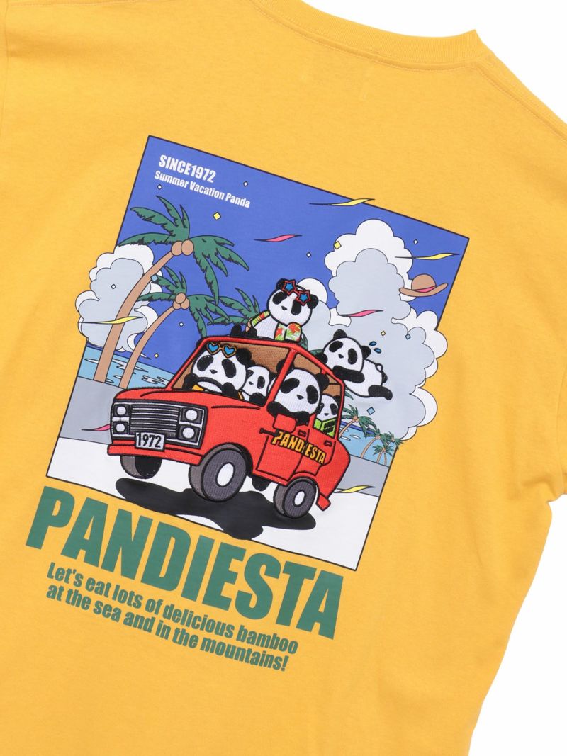 【PANDIESTA JAPAN】“80'sサマーバケーション”刺繍入りTシャツ