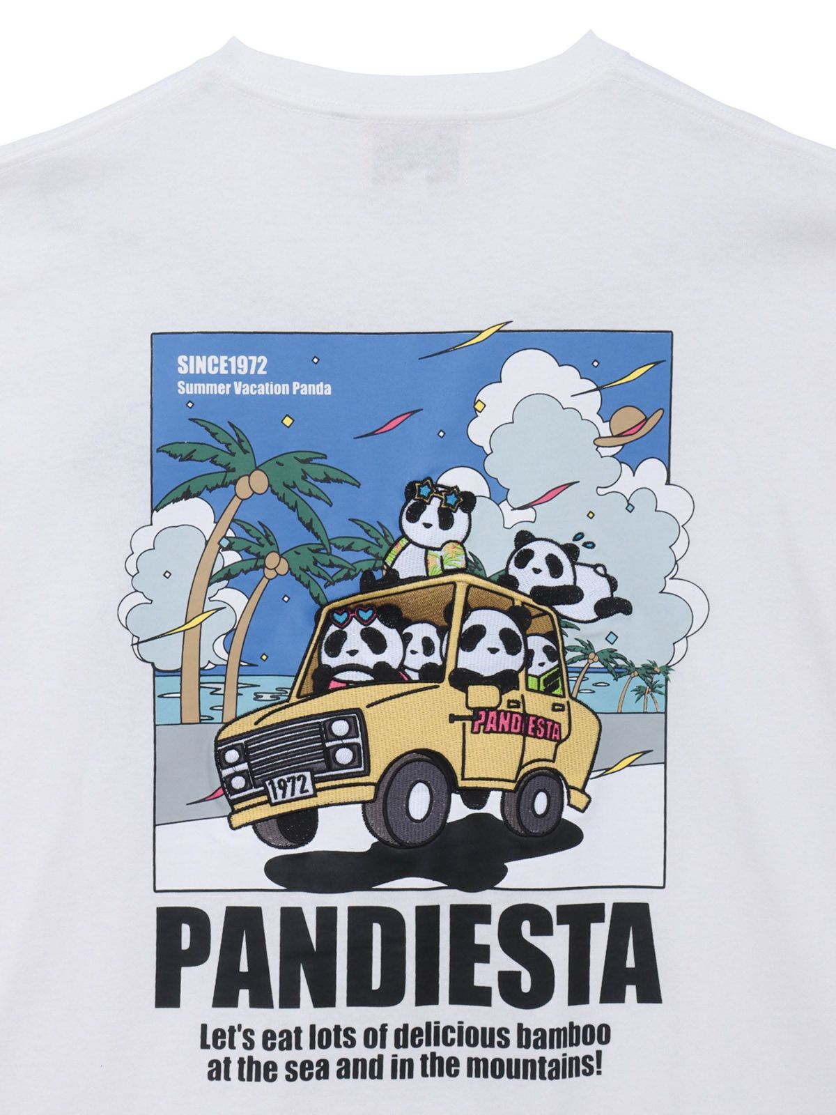 【PANDIESTA JAPAN】“80'sサマーバケーション”刺繍入りTシャツ