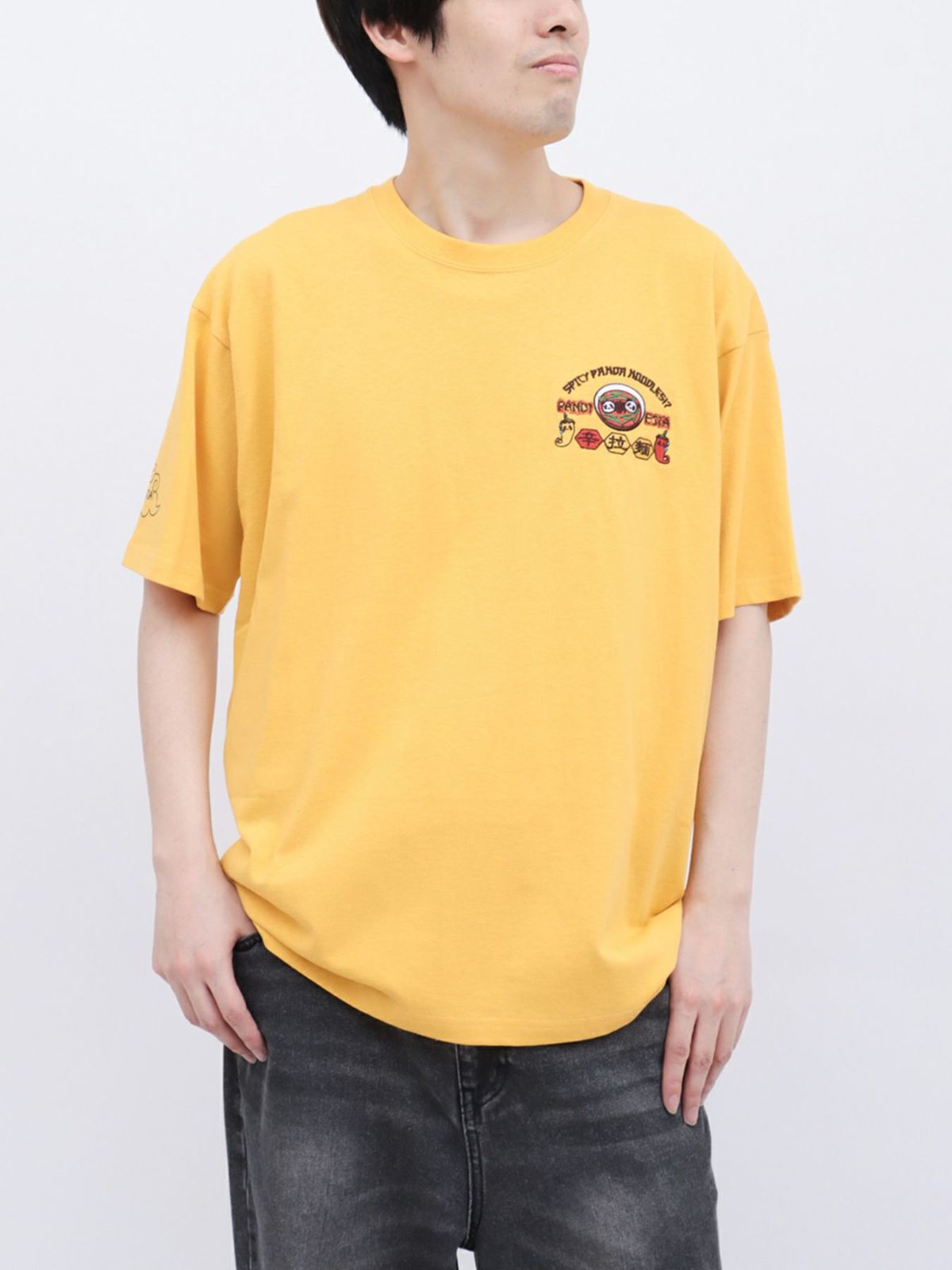 【PANDIESTA JAPAN】“TAIWAN HOT NOODLE”刺繍入りTシャツ