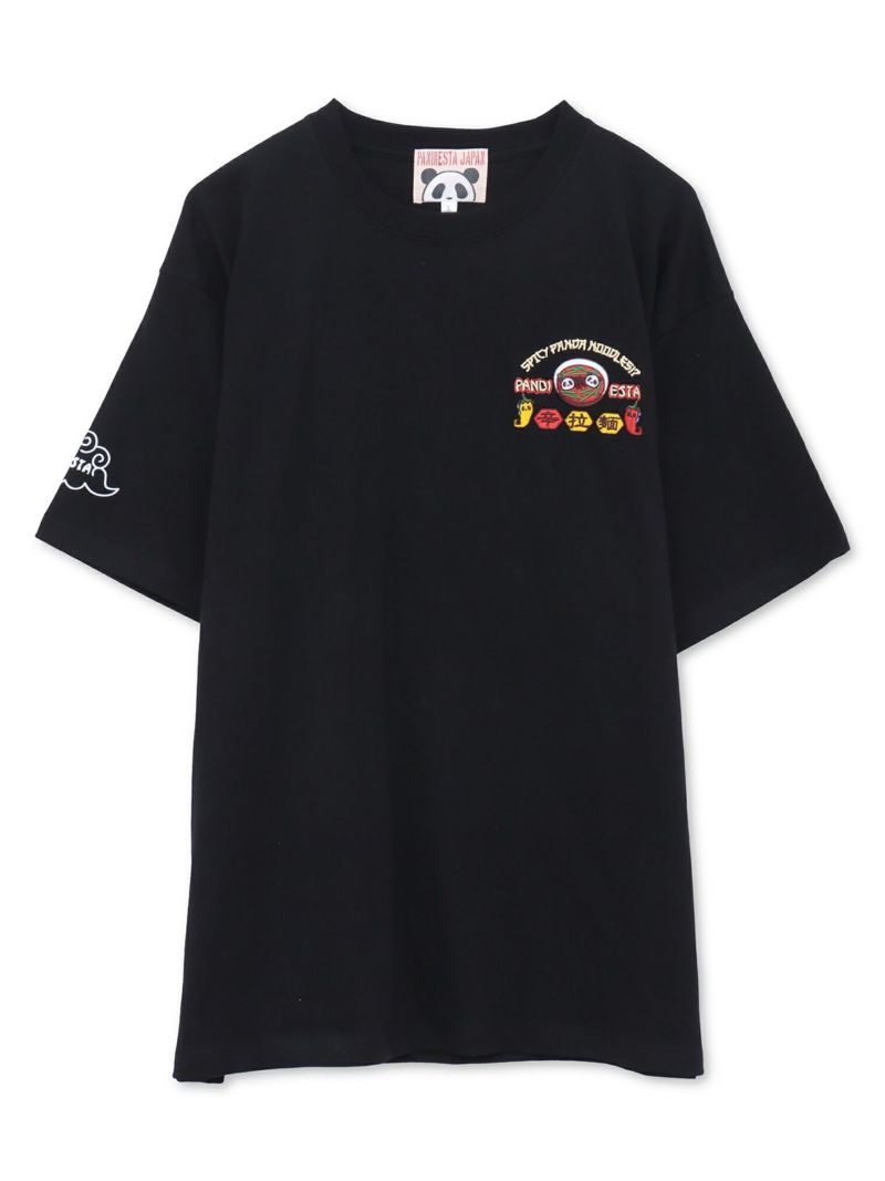 【PANDIESTA JAPAN】“TAIWAN HOT NOODLE”刺繍入りTシャツ