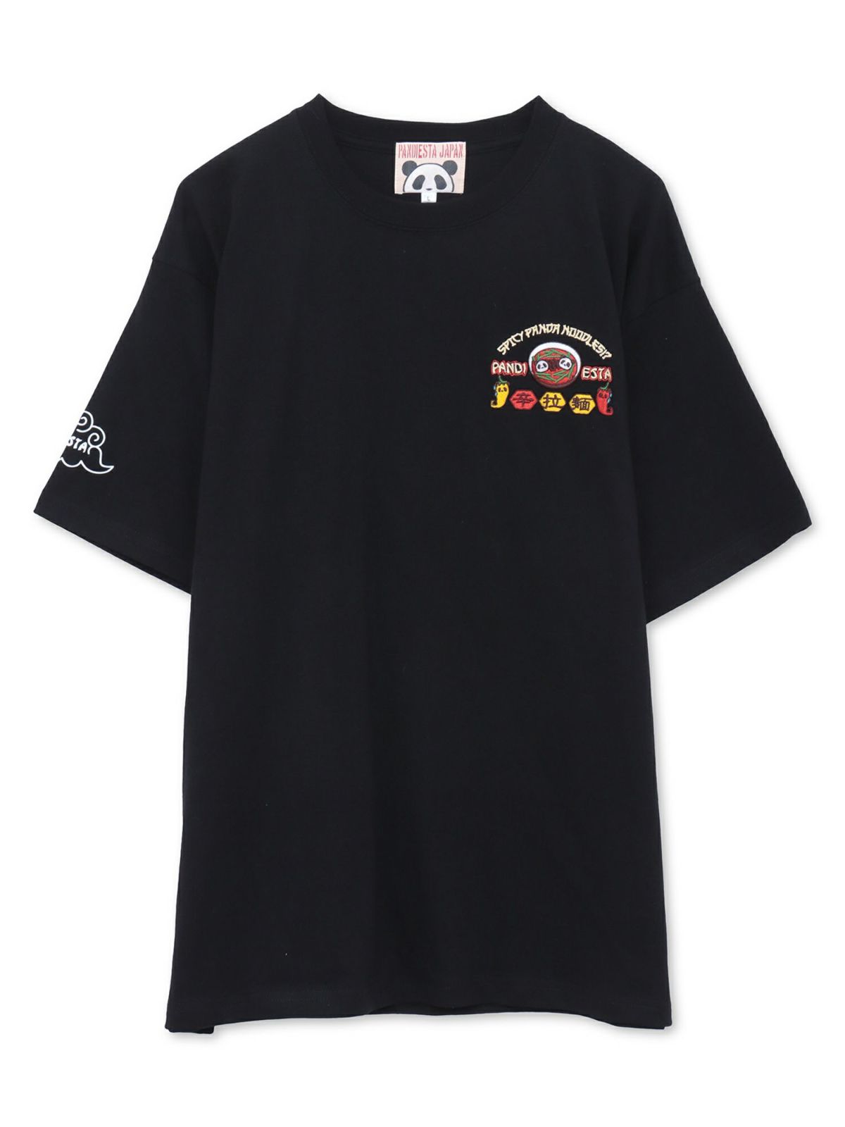 【PANDIESTA JAPAN】“TAIWAN HOT NOODLE”刺繍入りTシャツ