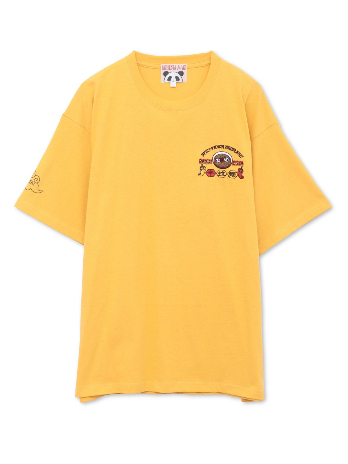 【PANDIESTA JAPAN】“TAIWAN HOT NOODLE”刺繍入りTシャツ