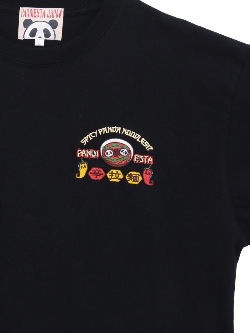 【PANDIESTA JAPAN】“TAIWAN HOT NOODLE”刺繍入りTシャツ